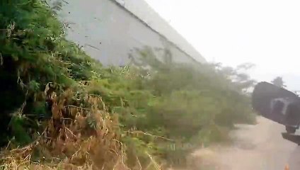 Person Riding a Bike With Ghost,Real Ghost Spirit Caught Back Seat Of The Bike Video-50