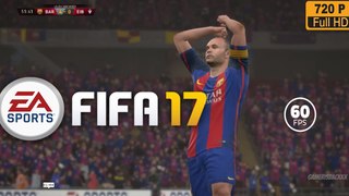 FIFA 17|FC barcelona Vs SD EIBAR 2nd Innings|PC/XBoX/PS4 Gameplay 2017[720p]60fps