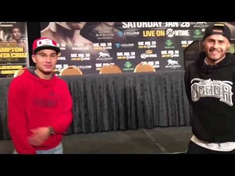 Fransicso Ochoa and Oscar Chavez future champions Del sports boxers - esnews boxing