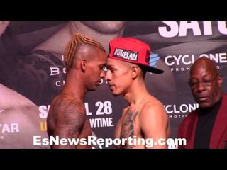 FACE OFF Ledaun Barthelemy vs. Jesus Aguinaga - esnews Boxing
