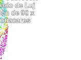 Homescapes Cubrecolchón acolchado de Lujo en Algodón de 90 x 190 cm antiacaros