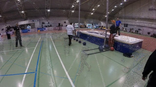 Fitness ball keg toss (women) Jyväskylä power weekend, strongman cup Finland 30.4-2017