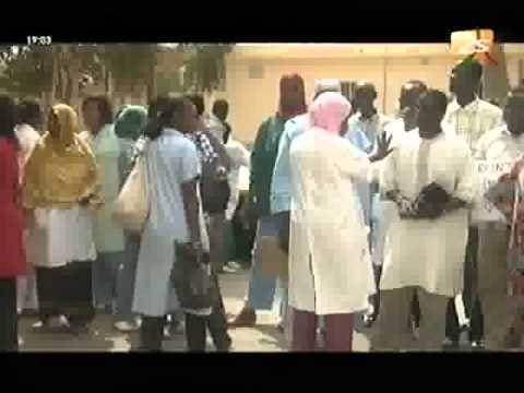 Sit-in Agents Licenciés de Fann - 14 Mai 2012