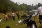 3 học sinh đuối nước thương tâm khi đi tắm sông tại Phú Bình - Thái Nguyên