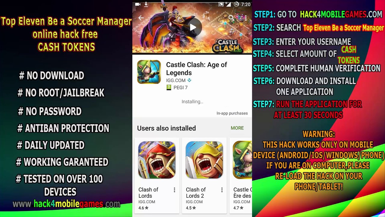 Top Eleven Be a Soccer Manager hack apk free download