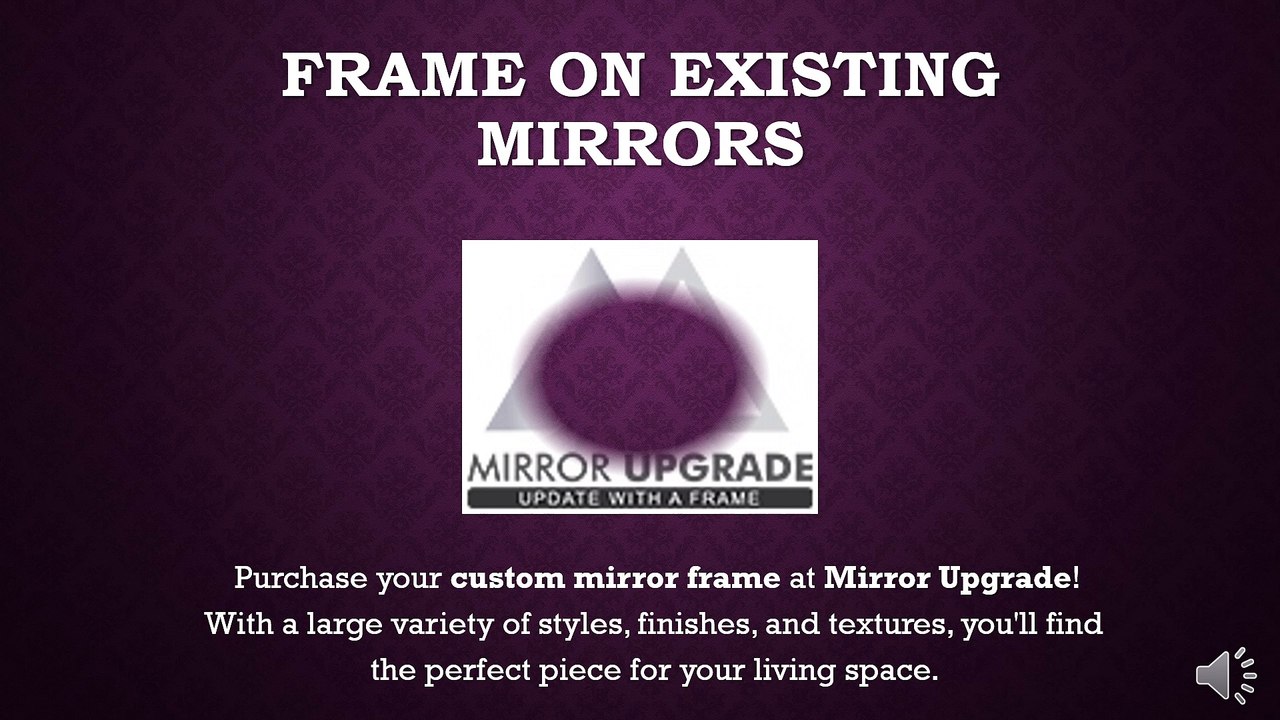 Custom Mirror Framing