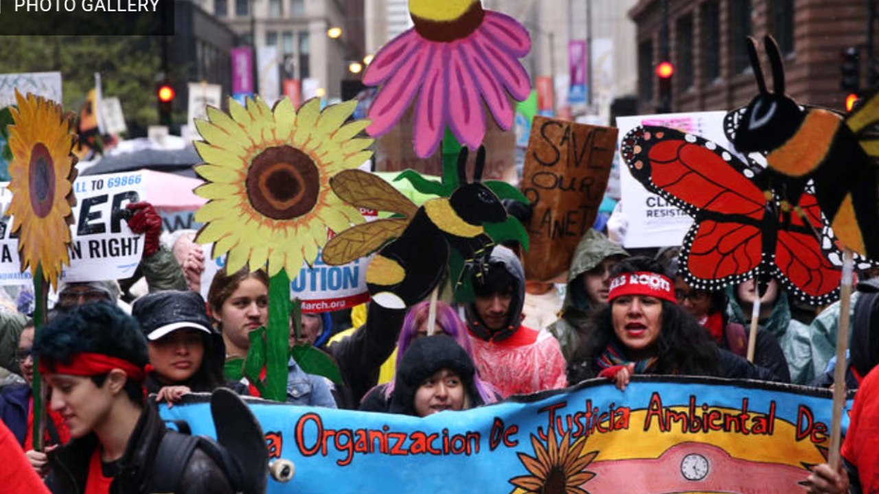 Chicago Climate Change Protests While Violence Ignored