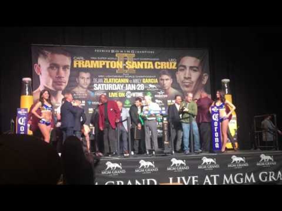 Frampton vs Santa Cruz faceoff