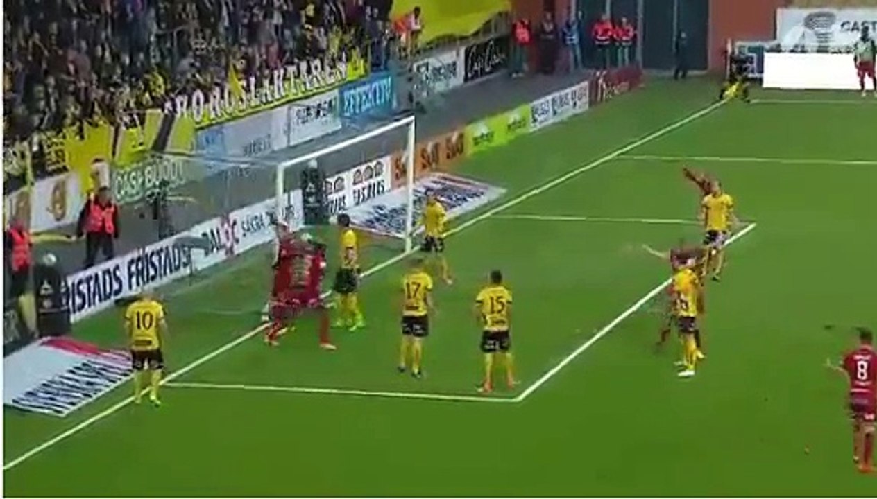 Elfsborg 4:4 Ostersunds	 (Swedish Allsvenskan. 2 May 2017)