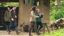 Duchess of Cambridge joins children on Gloucester farm visit