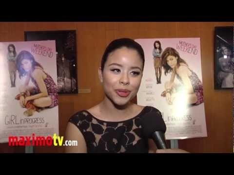 Cierra Ramirez Interview at Girl In Progress Premiere Arrivals