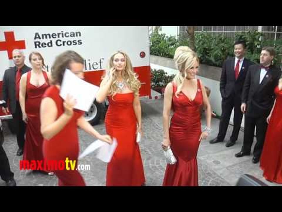 Bridget Marquardt and Katarina Van Derham American Red Cross Annual Red Tie Affair 2012
