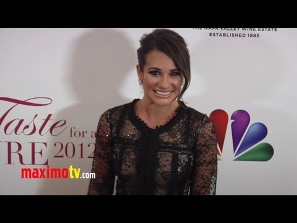 Lea Michele GLEE at JCCF "Taste for a Cure" 2012 Fundraiser Event