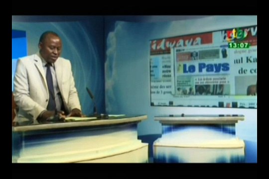 RTB / Edition de 13H du JT du Mercredi 03 Mai 2017