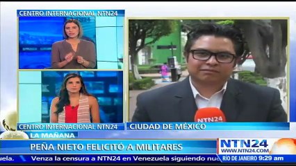 Presidente de México felicita a los militares que participaron en el operativo para capturar al narcotraficante Dámaso L