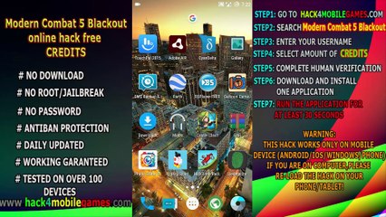 Modern Combat 5 Blackout hack app