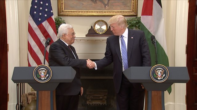 Trump: 'We want to create peace between Israel and the Palestinians'