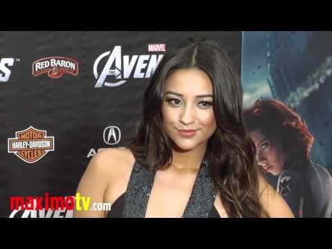 Shay Mitchell PRETTY LITTLE LIARS at The Avengers Premiere Arrivals