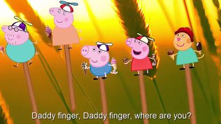 Summer Peppa Pig Lollipop Finger Family Song Nursery Rhymes