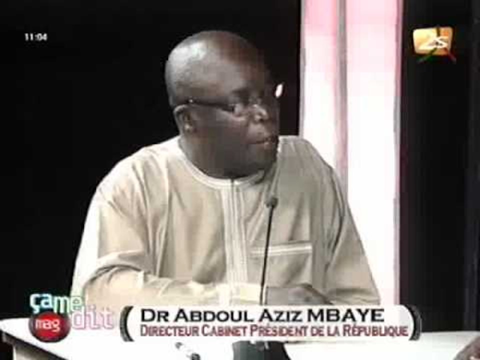 Ca Me Dit Mag - L'Etat du Sénégal, Hier et Aujourd'hui - 12 Mai 2012 - Partie 1