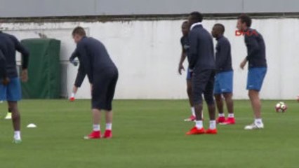 Trabzonspor'da Neşeli Antrenman