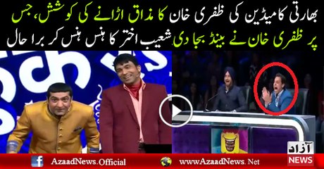 Zafri Khan Taking Class Of Indian Comedian in live show