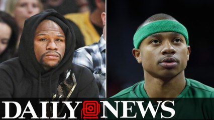 Floyd Mayweather Shows Off New Pile Of Cash From Isaiah Thomas Bet