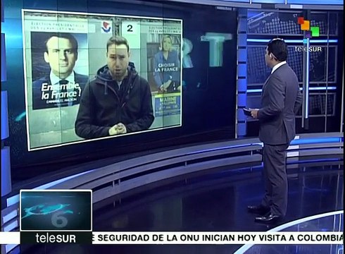 Candidatos presidenciales de Francia participarán en un último debate