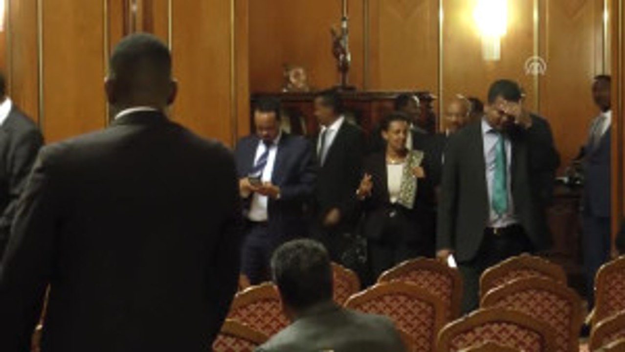 Somali Cumhurbaşkanı Fermacu Ile Etiyopya Başbakanı Desalegn'in Ortak Basın Toplantısı - Addis
