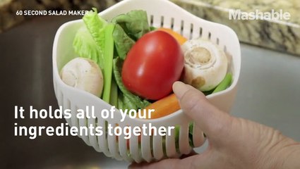 Finally the perfect kitchen invention for people who hate making salads