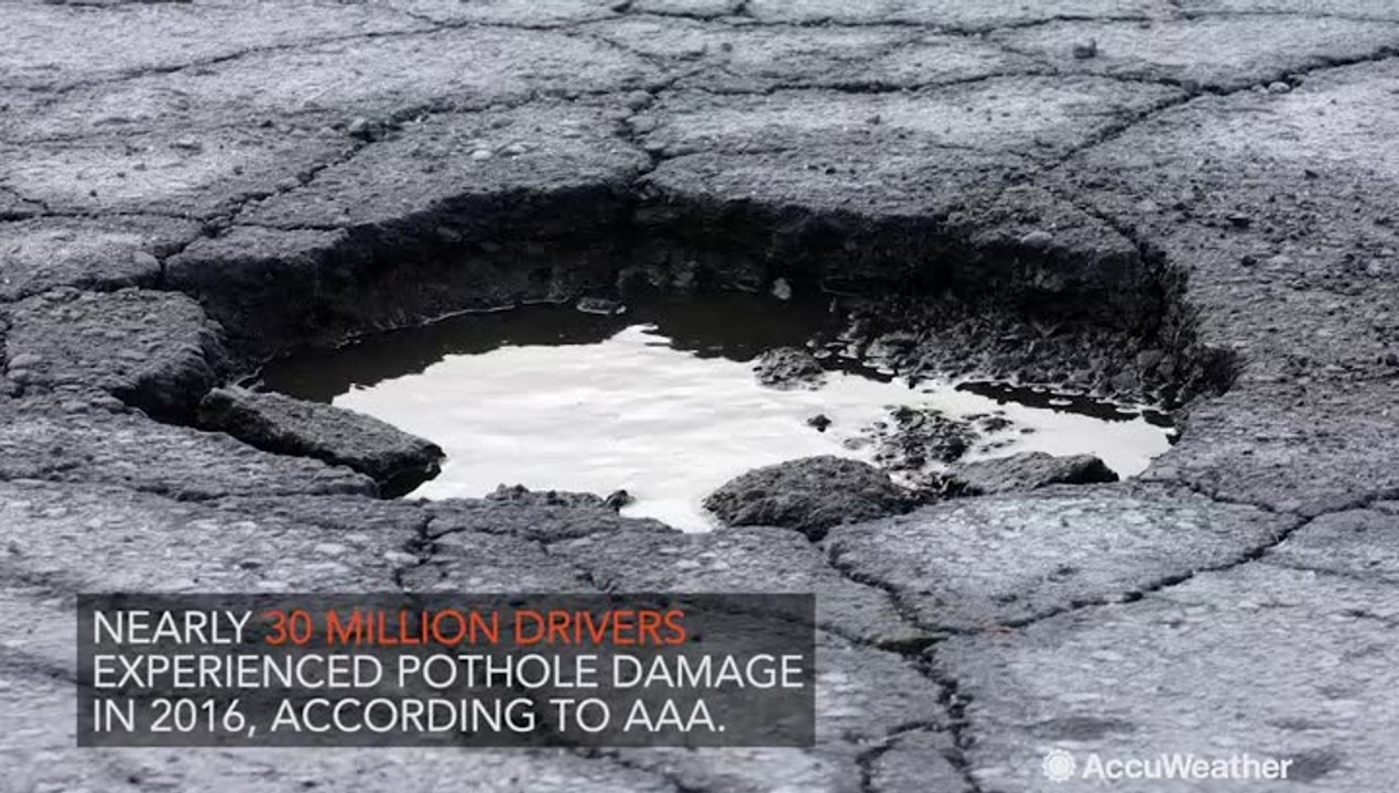 What causes potholes?