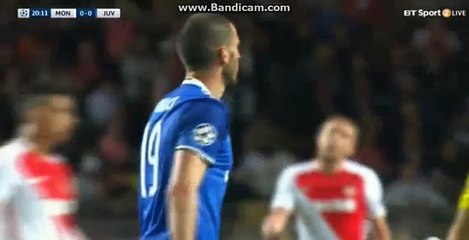 Bonucci  Card  Yello  Horror  Faul   HD 0-0 Monaco VS Juventus 03-05--2017