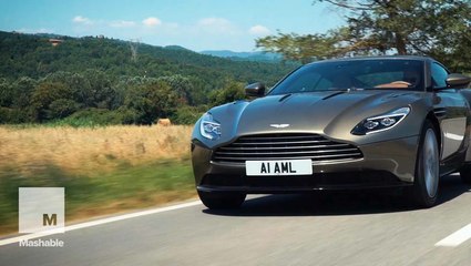 Get behind the wheel of the stylish, tech-heavy Aston Martin DB11