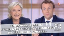 Emmanuel Macron à Marine Le Pen: «Vous n'êtes pas la candidate de la finesse»