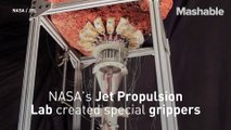 NASA designed grippers that can lift celestial rocks in microgravity
