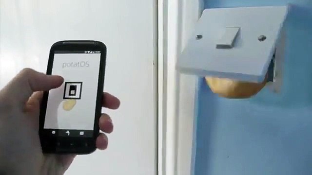 Interrupteur à patates et frittes dans les mur !