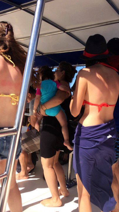 danse sur le catamaran