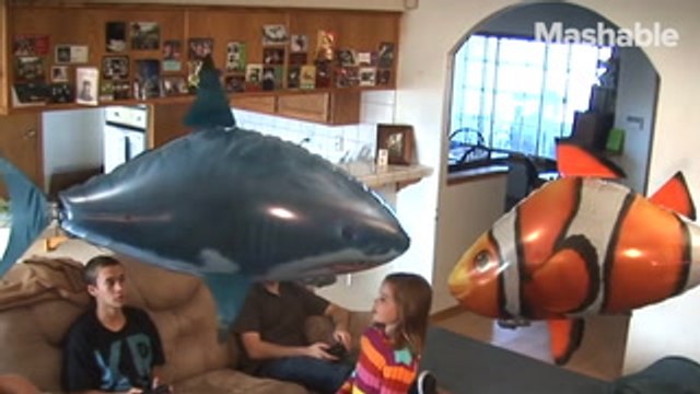 These remote-controlled fish balloons will keep you entertained for weeks