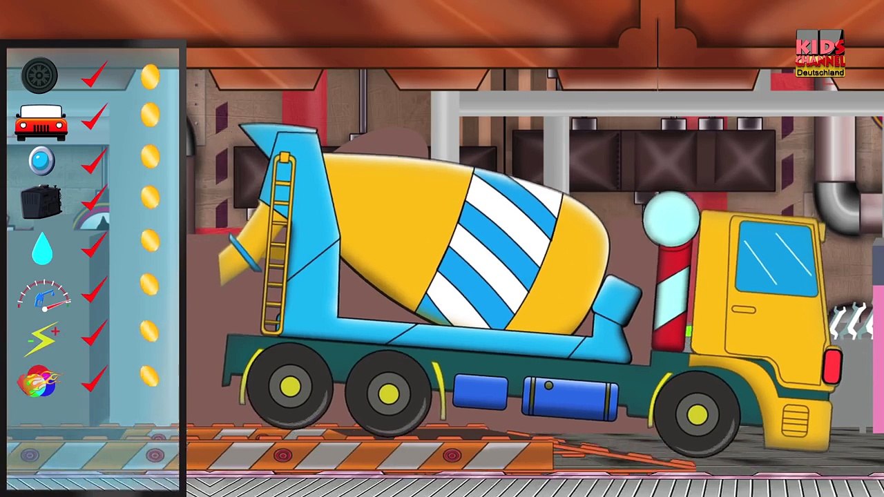 Amerikanischer LKW | LKW für Kinder | Autowäsche | Truck Car Wash | Vehicles For Children