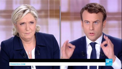 Présidentielle : Emmanuel Macron "Ce que vous proposez Madame Le Pen, c'est de la poudre de perlimpinpin"