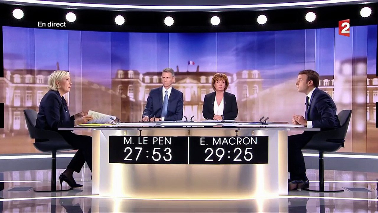 Présidentielle : Marine Le Pen accuse Emmanuel Macron de "complaisance pour le fondamentalisme islamique"