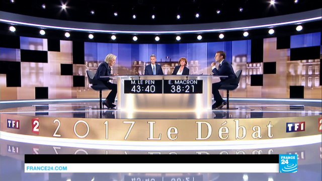 Débat 2017 - Les explications de Marine Le Pen sur l'euro