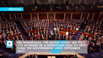 House prevents possible government shutdown by passing new bill