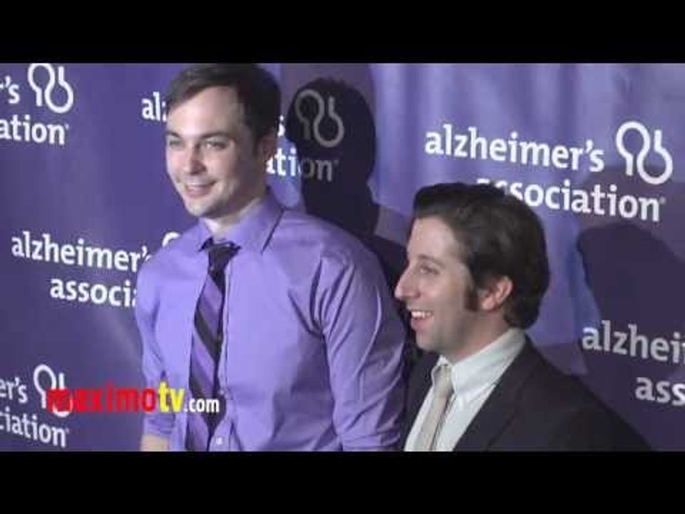 Jim Parsons and Simon Helberg at 20th Anniversary "A Night at Sardi's" Arrivals