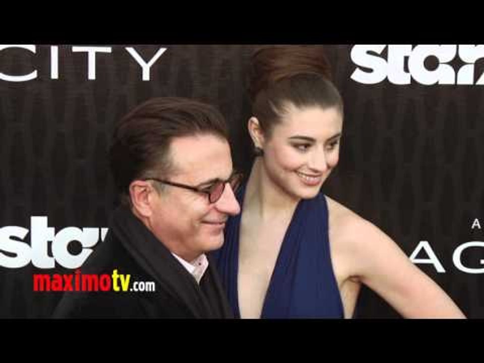Dominik Garcia-Lorido and Andy Garcia STARZ "Magic City" Los Angeles Premiere