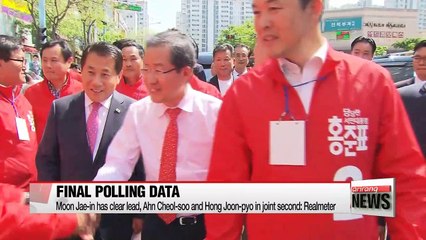 Final polling data before election shows Moon Jae-in in commanding lead