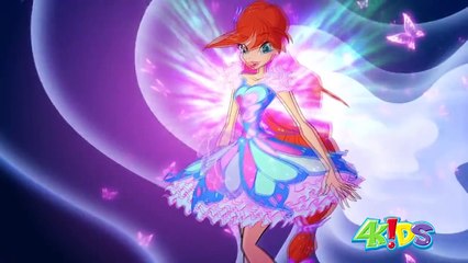 Winx Club Season 7 - Butterflix Transformation! 4KIDS FANMADE! - Playit