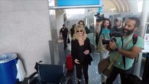 Goldie Hawn Flashes A Smile At LAX When Asked About Amy Schumer's Father Crying Upon Meeting Her