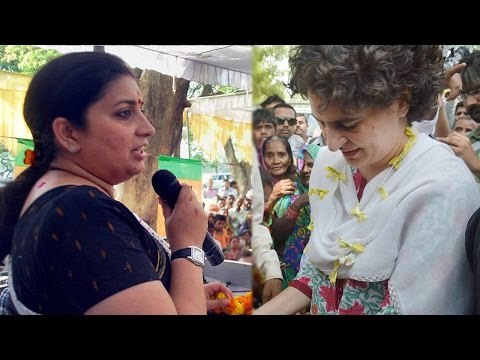 Priyanka Gandhi and Smriti Irani hit out at each other over IIIT in Amethi