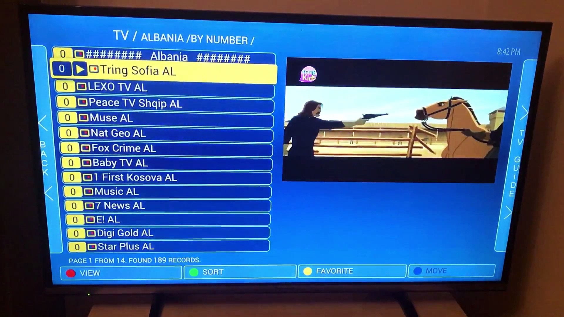 ⁣IPTV lista e kanaleve shqip